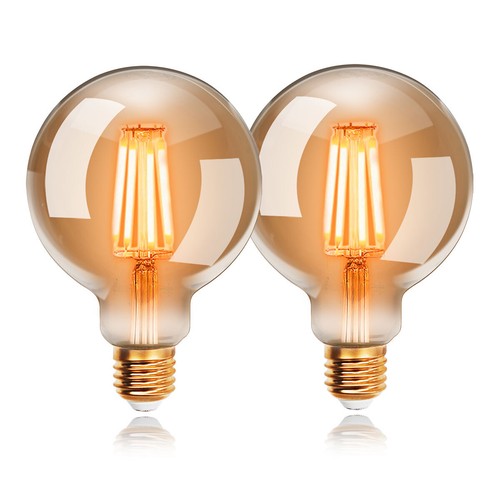Vintage e27 g80 filament - vintage,