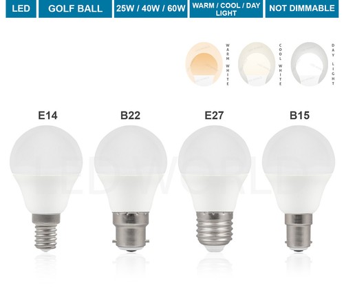 60w 40w 25w led round - round, golf
