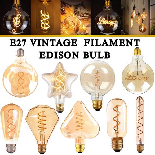 Vintage e27 edison led - e27,