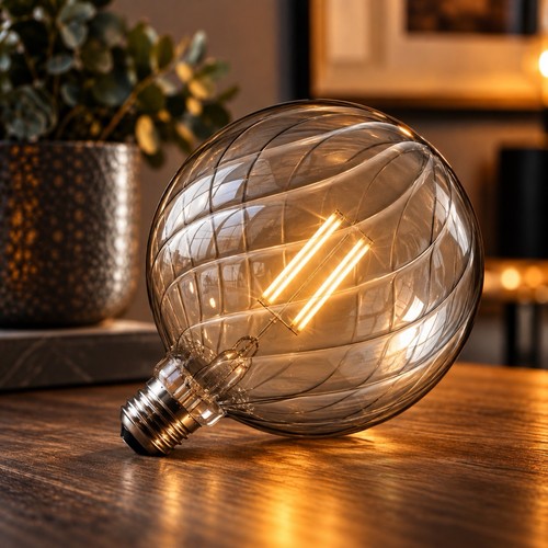 Large vintage bulb - vintage, globe