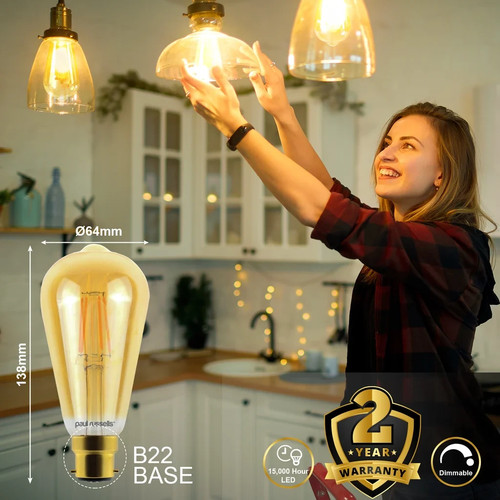 Vintage e27 st64 filament - e27,